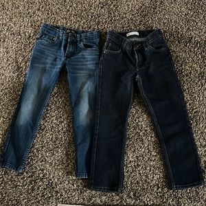 Two boys jeans. Levi & Lee Brand.